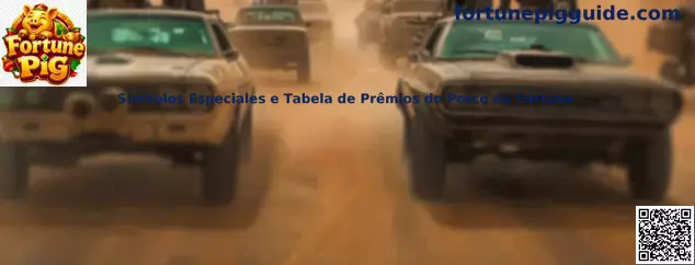 Símbolos especiales y tabla de premios del Porco da Fortuna